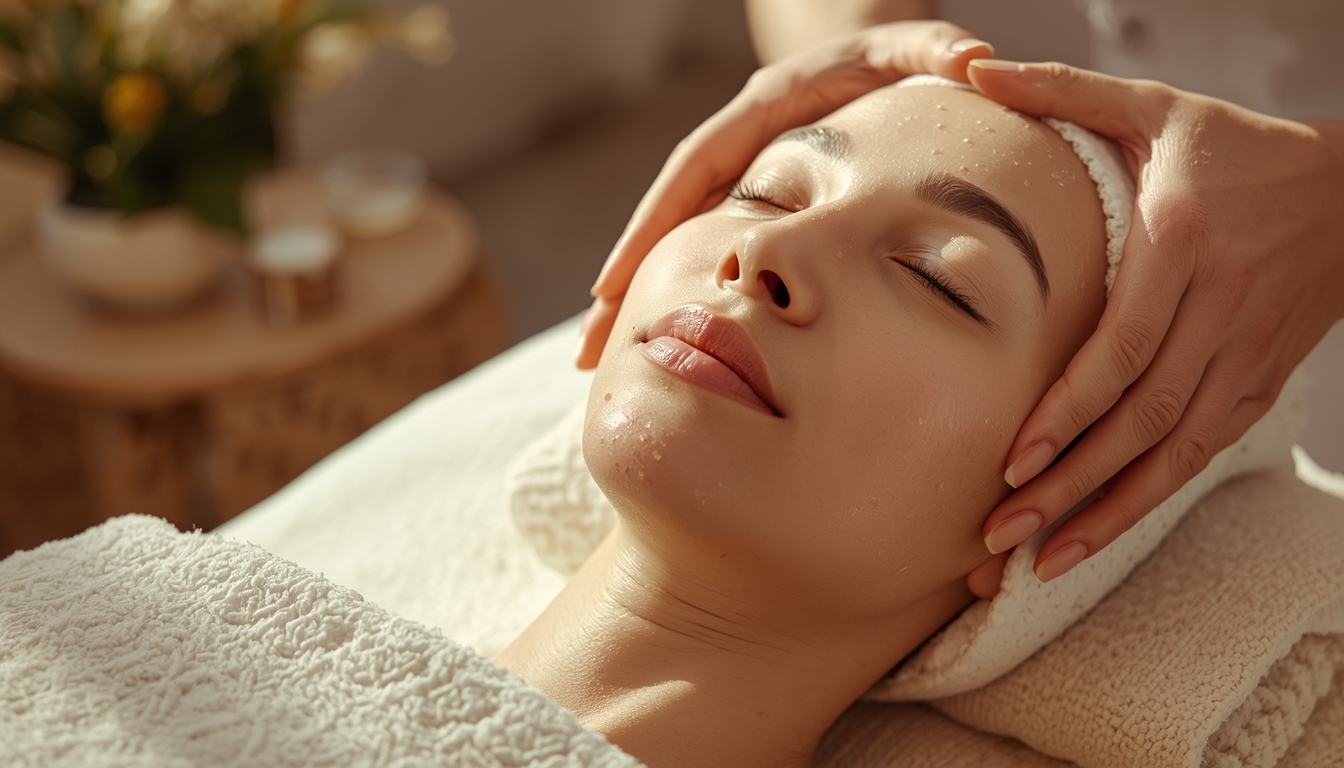 经络美容调理氛围图