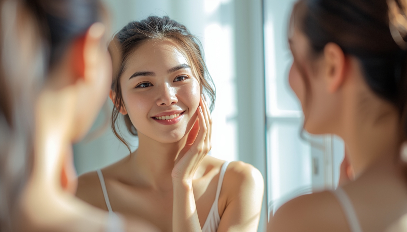 自然气色护理氛围图